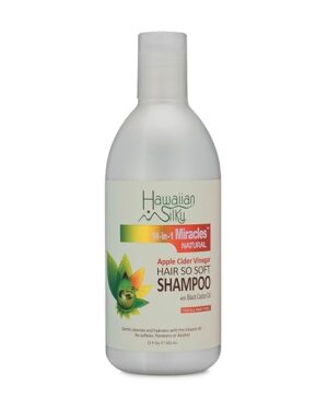 Hawaiian Silky 14 in 1 Miracles Apple Cider Vinegar Hair So Soft Shampoo With Black Castor Oil 355ml