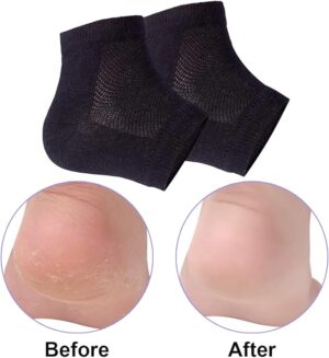 Heel Socks (Toeless Socks) - Black