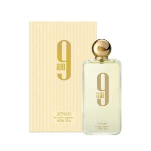 Afnan 9Am White Eau De Parfum 3.4 Oz 100ml