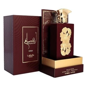Lattafa Ansaam Gold Eau De Parfum Spray For Unisex 3.4 OZ