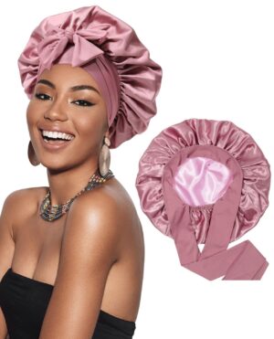 BellaWrap Silk Bonnet Pink