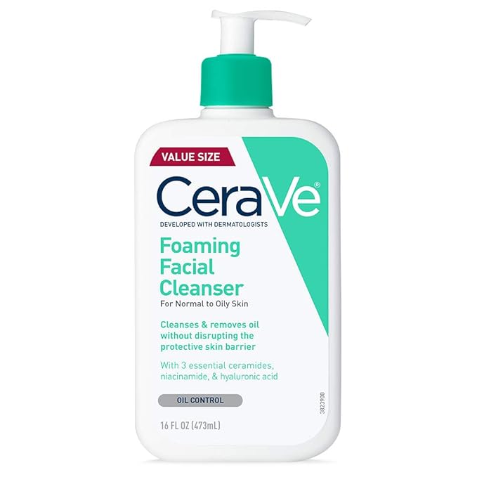 Cerave Foaming Cleanser for Normal to Oily Skin 236ml