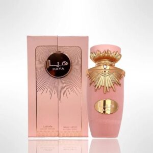 Lattafa Haya Eau de Parfum Spray for Women, 3.4 Ounce 100ml
