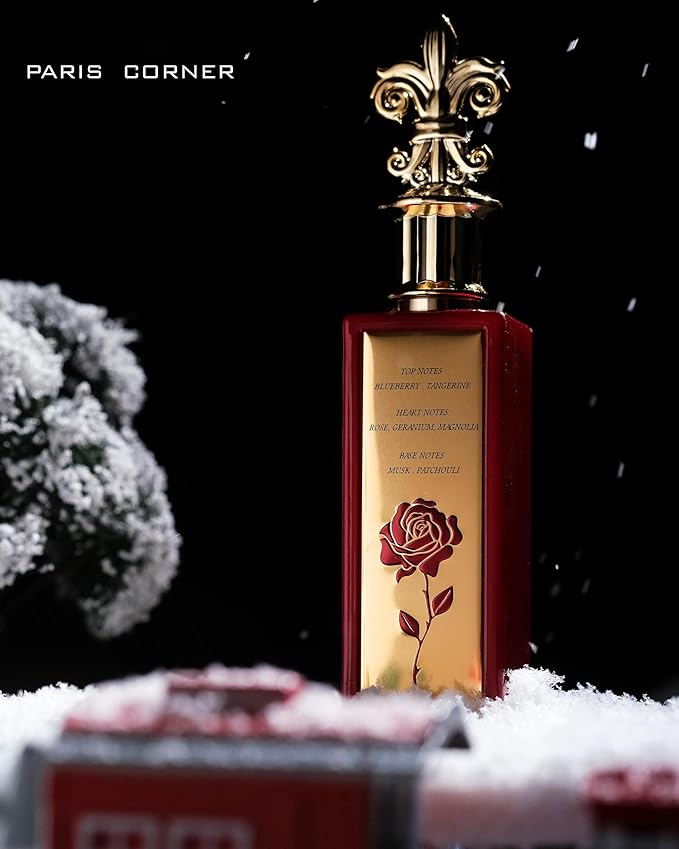Paris Corner Unisex December Rose EDP 3.4 Fl Oz 100ml - Image 4