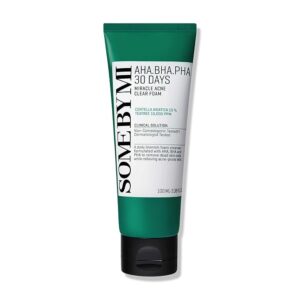 SOME BY MI AHA BHA PHA 30 Days Miracle Acne Clear Foam - 3.38Oz, 100ml