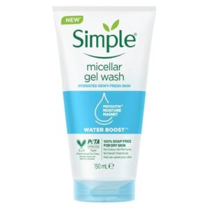 Simple Water Boost Micellar Gel Facial Wash, 5 Oz (150 ML)