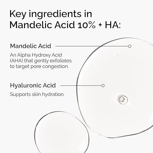 The Ordinary Exfoliating Mandelic Acid 10% + HA with AHA and Hyaluronic Acid (30ml) - Image 3