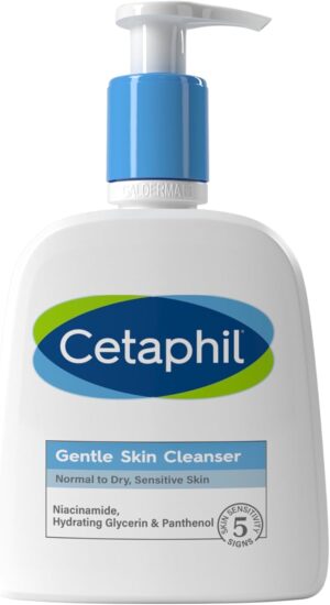 Cetaphil Gentle Skin Cleanser for Normal to Dry, Sensitive Skin 473ml