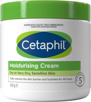 Cetaphil Moisturising Cream for Dry to Very Dry, Sensitive Skin 450g