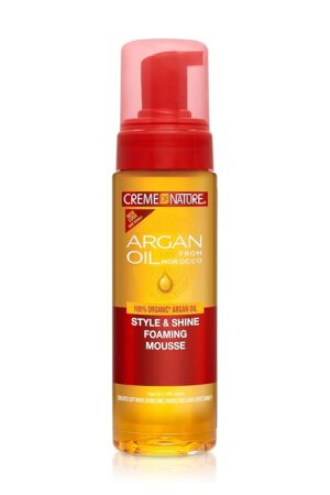 Cream of Nature Argan Oil Style & Shine Foaming Mousse 207ml