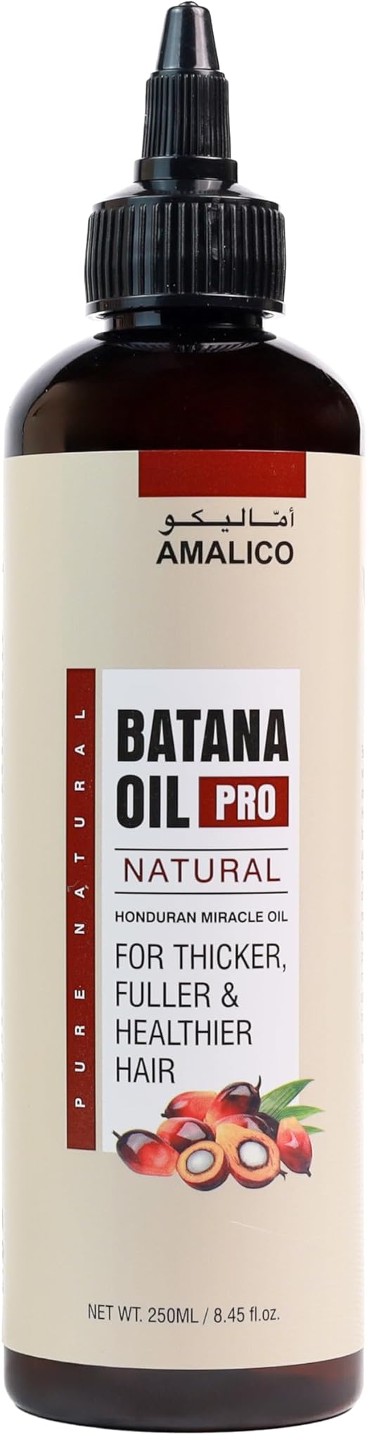 Amalico Batana Oil Pro Natural For Thicker Fuller & Healthier Hair 250ml - Image 2