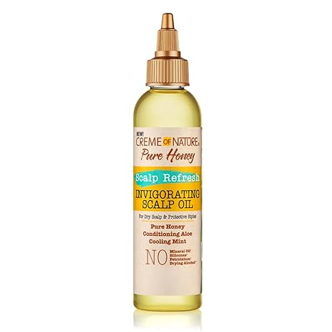 Creme of Nature Pure Honey Scalp Refresh Invigorating Scalp Oil 118ml