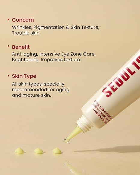 K-SECRET SEOUL 1988 Eye Cream: Retinal Liposome 4% + Fermented Bean 30ml - Image 5