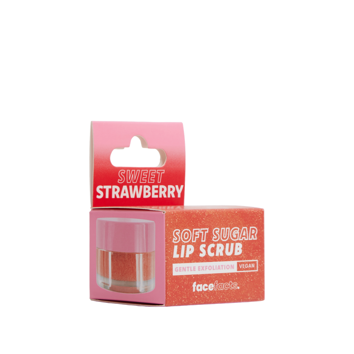 Face Facts Soft Sugar Lip Scrub Sweet Strawberry 10g - alternate view